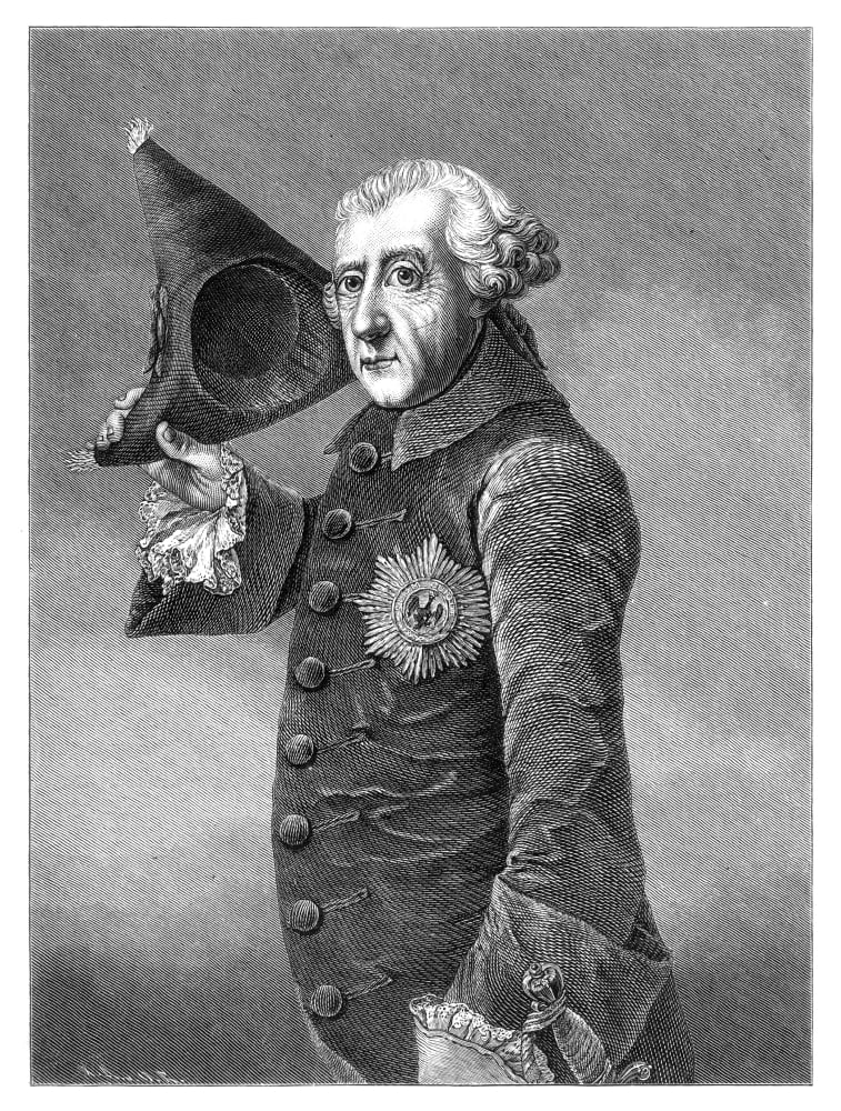 Stretched Canvas Art Frederick Ii (17121786). /Nfrederick The Great