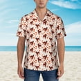 thumbnail image 2 of Haiem dog Valentine's day Printed Hawaiian Shirt for Men - Men’s Casual Beach Summer Shirts - Stretch Fabric with Modern Fit,Large, 2 of 7