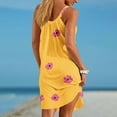 thumbnail image 3 of Womens Summer Tank Dresses Trendy Floral Print Sleeveless Beach Mini Dress Casual A-Line Flowy Coverup Sundress, 3 of 4