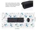 thumbnail image 2 of Hirioo Scarf Bear for Mouse Pad ,Anti-Slip Base, Durable Stitched Edges, Perfect for Gaming, Office, and Home Use,16x35.5in, 2 of 9