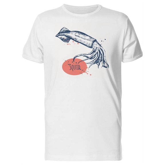 Giant Squid. Drawing T-Shirt Men -Image by Shutterstock, Male Large