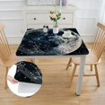 thumbnail image 2 of Acheng Moon Stars Night Sky Square Tablecloth Outdoor Fitted 100% Polyester Fiber 40*40, 2 of 8