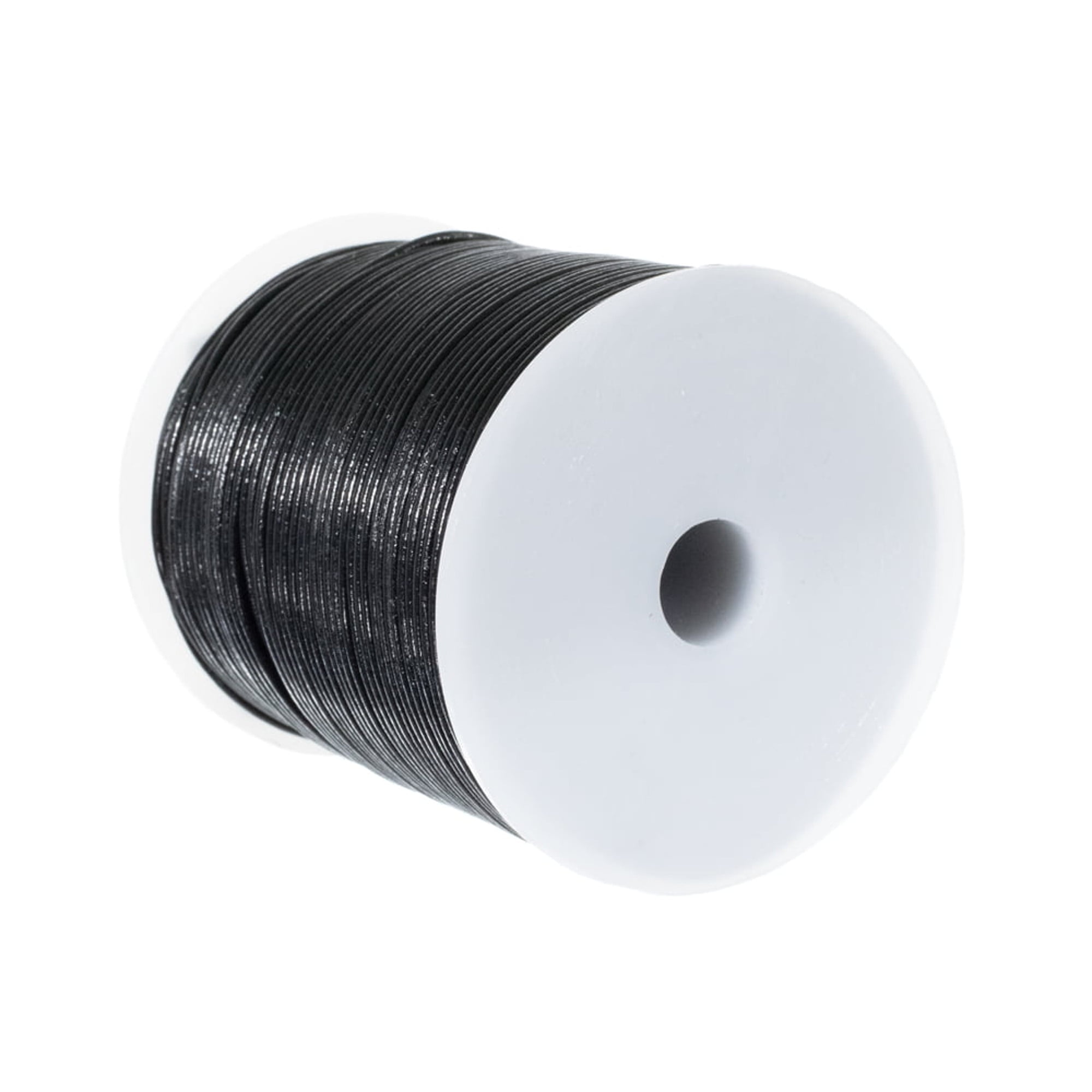 Craft County 1.5MM Round Leather Cord – 5, 10, 25 or 50 Yards or 328 feet – Various Colors