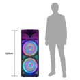 thumbnail image 3 of Bocina Bafle Doble 15" Alienpro Translucido 400W RMS APT8000, 3 of 4