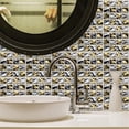 thumbnail image 5 of pdqouc 10-Pack 3D MosaicTile Stickers, Removable SelfAdhesive Wall Tiles for Kitchen Bathroom Backsplash, PVC Square Vinyl Decals, Peel and Stick Waterproof Wall Decor, 5 of 9