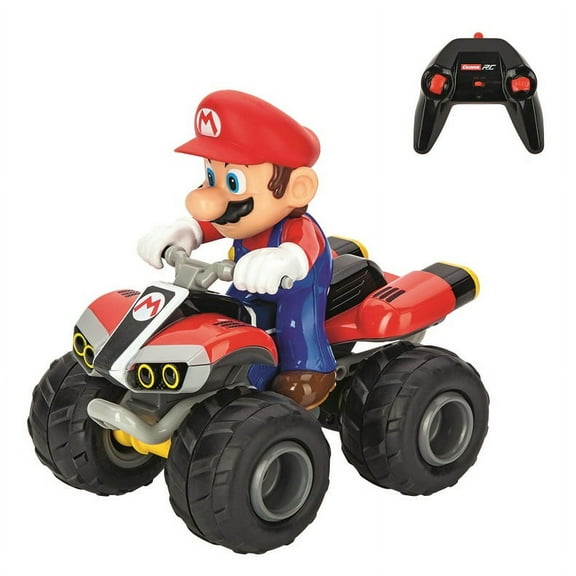 Carrera RC 2.4GHz 1:20 Scale Radio Control Toy Car Mario Kart Quad - Mario