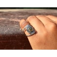 thumbnail image 5 of Heaven Crafts 925 Sterling Silver Genuine Labradorite Ring Handmade Statement Ring Women Jewelry Gift Item, 5 of 6