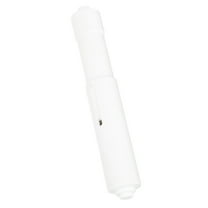 WHAMVOX  Bathroom Plastic Toilet Rod Paper Holder for Tissue Replacement White