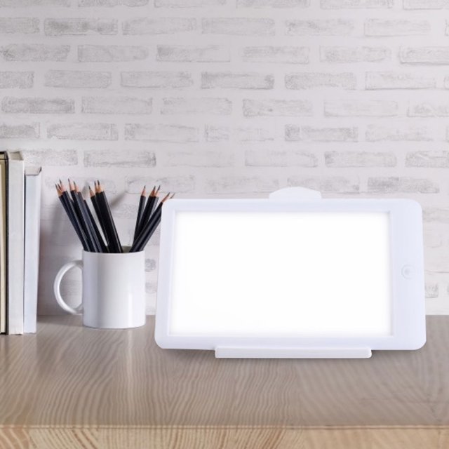 Lámpara de terapia LED con luz solar, luz de terapia triste, temperatura de Color, enchufe de 100-240VUS