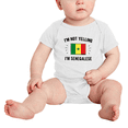 thumbnail image 2 of I'm Not Yelling, I'm Senegalese Baby Bodysuits Newborn Clothes (White, 3-6 Months), 2 of 5