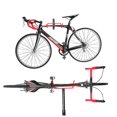 thumbnail image 4 of Soporte de pared para bicicleta de metal - Soporte de pared para bicicleta plegable - Soporte de pared para bicicleta que ahorra espacio con protección para el marco, 4 of 5