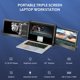 thumbnail image 2 of Monitor portátil CopGain P2 Triple 12 pulgadas FHD 1080P IPS, 2 of 6