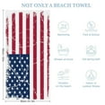 160x80cm Independence Day Memorial Day Microfiber Lightweight Beach
