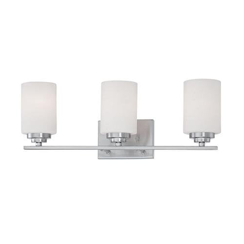 Millennium 3183-SN Three Light Vanity, Pwt, Nckl, B/S, Slvr