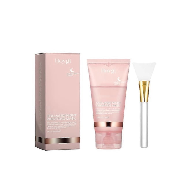 ZHAOCHENG 1-3 piezas de mascarilla envolvente de colágeno 2,53 oz / 75 ml Mascarilla de crema para el cuidado nocturno 1 pieza