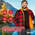 thumbnail image 6 of TrailCrest Men's  Buffalo Red Plaid & Safety Orange Reversible Workwear Jacket, 3X, 6 of 12