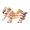 thumbnail image 3 of figatia Chinese Marionette Lion Toy Portable Handmade 2025 Hand String Lion Dance Puppet Yellow White, 3 of 9