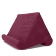 thumbnail image 1 of Xnyocn Support de Tablette Multifonction en Éponge, Supports d'Oreiller pour IPad Samsung Huawei Tab, Support de Lecture, Support de Lit, Support de Livre, Rouge Vin, 1 of 8