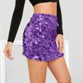 thumbnail image 4 of Summer Skirts for Women, Ladies' Casual Solid Color Sequin Short Skirts, 4 of 7