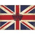 thumbnail image 2 of Appleman, Sam 24x18 Gold Ornate Wood Framed with Double Matting Museum Art Print Titled - Royal Union Jack, 2 of 4