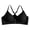 Black, variant on Minimizer Bras for Women Deep V Racerback Comfy No Underwire Front Closure Bra Womens Seamless Jelly Bras 1 PC
