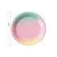thumbnail image 5 of 10pcs/Set Waterproof & Oil-Proof Disposable Dessert & Fruit Plate With Rainbow Patterned Gold Foil Stamping, Party, Birthday & Valentine's Day Decorat, 5 of 5