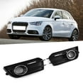 thumbnail image 1 of 8X0807681A, Fixing Installation 2PCS Black Front Bumper Fog Light Grille  for Automobiles, 1 of 8