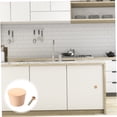 thumbnail image 4 of CRAFTHROU 1Set Light Brown Beech Wood Cabinet Cone Shape Handle Drawer Knob, 4 of 7