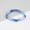 #14, variant on Rainbow Elbow Bent Acrylic Tube Elastic Stretchy Bracelet Clay Square for Women