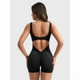 thumbnail image 6 of Top-kevin One Piece  Jumpsuits for Women Backless Tummy Control Sleeveless Jumpsuits Lizvette V Back Scrunch Yoga Romper Gym Outfit Crop Top Workout Apparel Stretchable Activewear, 6 of 6
