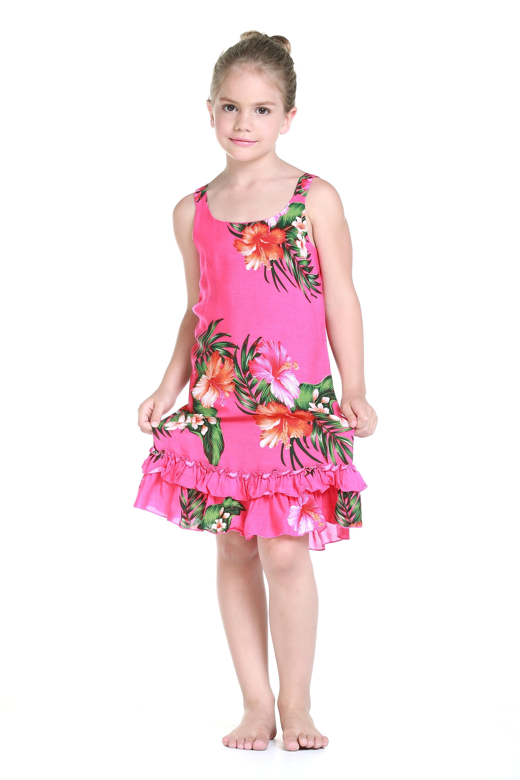 girls luau dress