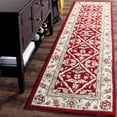 thumbnail image 3 of SAFAVIEH Easy Care EZC717A Red / Ivory Rug, 3 of 9