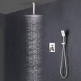 thumbnail image 2 of Kibi Cube Pressure Balanced Ceiling Mounted 2-Function Shower System with Rough In Valve, 2 of 3