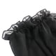 thumbnail image 5 of Chal de manga larga para mujer, con abertura frontal, transparente, para verano Negro, 5 of 7
