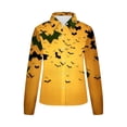 thumbnail image 6 of WFJCJPAF 2025 New Product Sexy Blouses for Women Date Night,Women's Hallowmas Printed Casual Button Shirt Long Sleeved Turndown Collar Blouse - Yellow XL, 6 of 6
