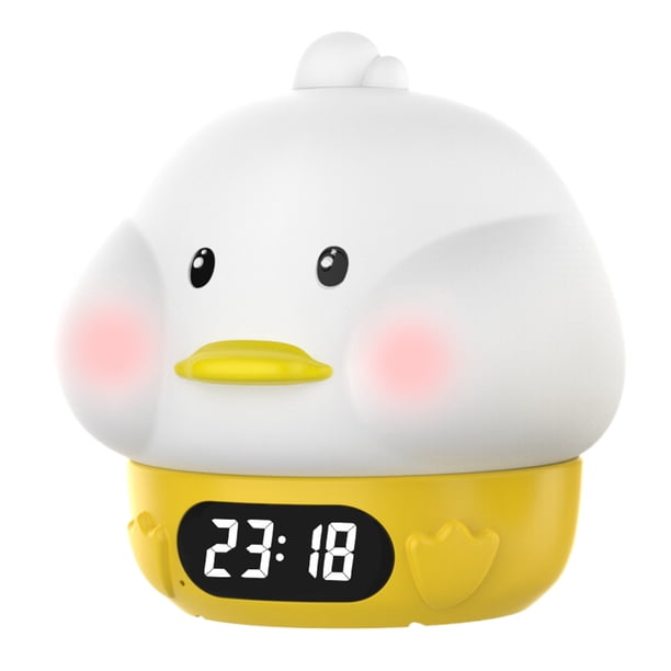 Lámpara Silicona Dudu Duck Pat Regalo Creativo Nocturna Silicona Lámpara Palmadita para (amarillo)