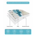 thumbnail image 4 of Quilts Queen Size Bedding Set, Seahorse Coastal Reversible Summer Quilt 3 Pieces, Summer Beach Coral Seaweed Vintage Lightweight Bedspreads Coverlets with 2 Pillow Shams for All Seasons, 4 of 5