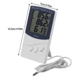 thumbnail image 4 of Digital Hygrometer Thermometer Temperature Humidity Gauge Meter for Humidity Detector Temperature Gauge Indoor Outdoor Greenhouse, 4 of 7