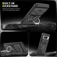 thumbnail image 2 of Magnetic for Google Pixel 8A Case [Compatible with MagSafe] [360° Rotatable Ring Holder Kickstand] [Military Grade Protection] Shockproof Slim Phone Case for Google Pixel 8A,Black, 2 of 10