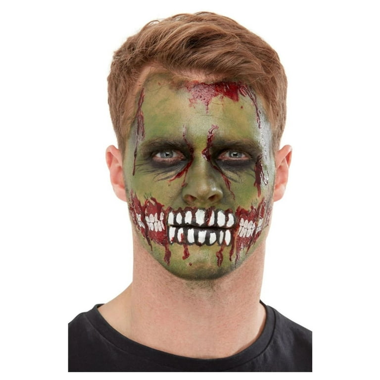 Smiffys Makeup FX Zombie Face Transfer Green Smiffys Makeup FX Zombie Face Transfer Green