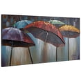 thumbnail image 2 of Yosemite Home Decor 'Umbrellas' Fabric Canvas in Multi-Color, 2 of 4