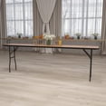 thumbnail image 2 of Pemberley Row Wood Natural Folding Banquet Table Rectangular 96" Unassembled, 2 of 9