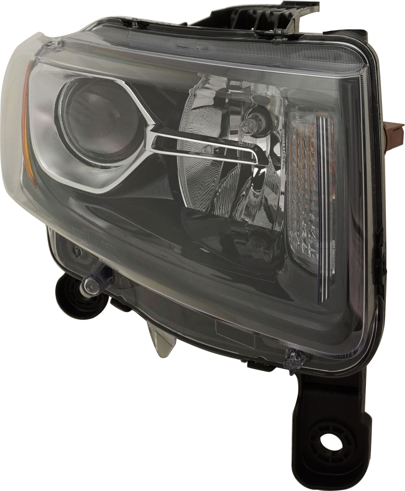 Headlight Compatible With 2014-2016 Jeep Grand Cherokee Right Passenger Halogen With bulb(s)