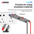 thumbnail image 2 of ANENG 1 Pair Piercing 1000V Multimeter Test Probe Tips Test Probe Measuring Device Conversion Pin Negative Tester Replaceable Accessories, 2 of 7