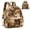 Autumn Leaf Patchwork, variant on Galaxy Moon Star Print Quilted Backpack Purse Mini Casual Daypack for Women Fashion Shoulder Tote Bag