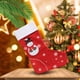 thumbnail image 4 of Inteprter Calcetín de Navidad Santa Claus copo de nieve calcetines de Navidad para chimenea adorno de árbol colgante saco tela no tejida regalo para el Kits de decoración para fiestas No.04 Inteprter HA008888-04, 4 of 6