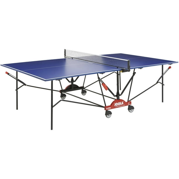 JOOLA Clima Indoor/Outdoor Table Tennis Table with Weatherproof Net Set