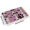 thumbnail image 3 of Linnome Pet Feeding Mat Diatomite Ultra Water Absorbent Anti-Spill Anti-Slip Rectangular Placemat for Dog Cat Food Water Bowl Floor Protection 15.74x23.62in, 3 of 9