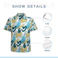 thumbnail image 7 of High Quality Hawaiian Shirts for Men Short Sleeve Aloha Beach Shirt Floral Summer Casual Button Down Shirts Blouses NXSXKM, 7 of 7