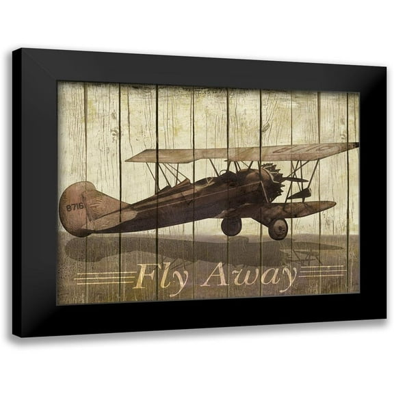 Pattinian, Merri 14x12 Black Modern Framed Museum Art Print Titled - Fly Away